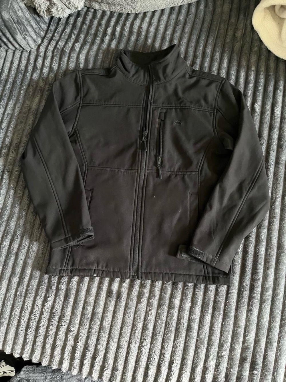 Snozu Black Bomber Jacket with Zip Pockets